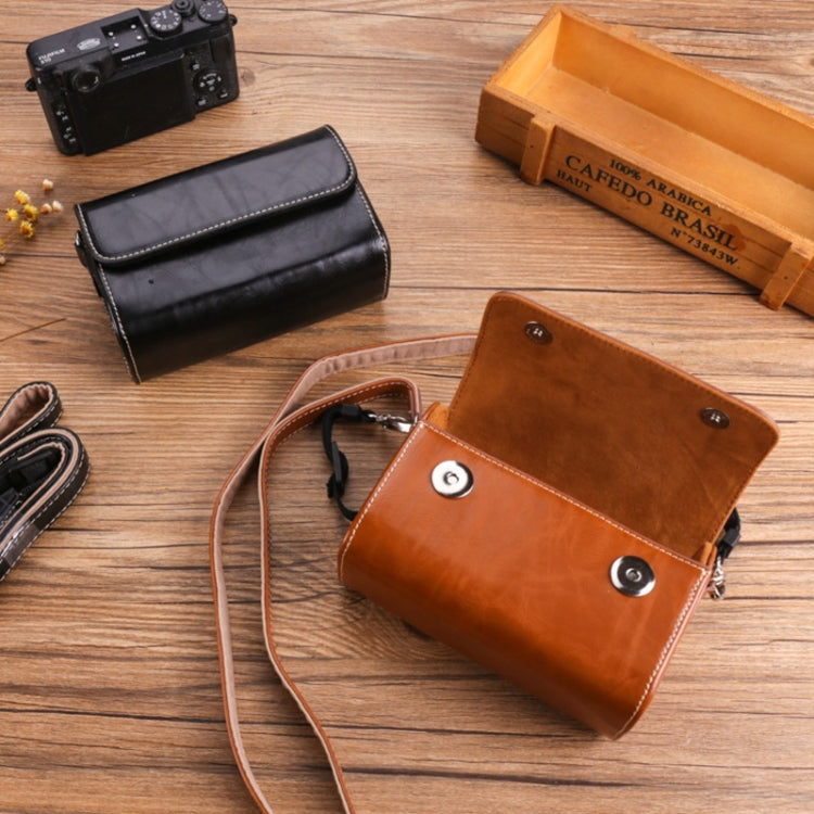 For Canon G7X3 / G5X2 / Sony ZV1RX1007 / Guang GR3 Camera Leather Case