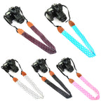 Multi-color Shoulder Neck Strap SLR Retro Camera Shoulder Strap, White, Blue, Black, Wine Red, Rose Pink