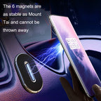 Q10 Car Dashboard Magnetic Suction Mini Mobile Phone Holder, Black, Silver, Gold