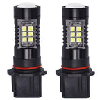 1pair Automotive High-Power LED White Light Fog Lamp, P13W