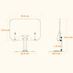 R03 Reading Bookshelf Desktop Non-rotatable Multi-function Liftable Tablet Bracket, R03, R04