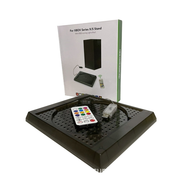 Game Console Symphony Cooling Base For Microsoft XBOX Series X/S, Cooling Fan-Ordinary), RGB Cooling Base