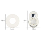 Mini Digital Camera Lens Selfie Mirror + Auxiliary Circle Set for FUJIFILM Instax Mini7+, White, Pink, Blue, Black