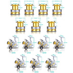 Metal Spinning Wheel Fishing Reel Casting Sea Rod Wheel, Style:, YK1000 (EVA Grip), YK2000 (EVA Grip), YK3000 (EVA Grip), YK4000 (EVA Grip), YK5000 (EVA Grip), YK6000 (EVA Grip), YK7000 (EVA Grip), YK SE1000 (Half Metal Ball Grip)                      ...