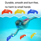 Large Torpedo Diving Swimming Pool Toys Children Summer Water Toys, 4PCS Torpedo, 5PCS Diving Stick, 3PCS Octopus, 4PCS Hard Ring, 4PCS Soft Ring, 3PCS Small Seaweed, 3PCS Big Seaweed, 8PCS Small Stones (large), 8PCS Big Stones (small), 4PCS Sea Horses...