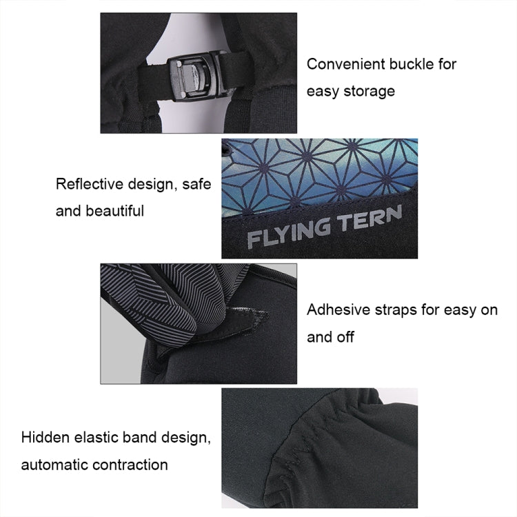 FLYING TERN 315 Thicken Cycling Windproof Warm Touch Screen Gloves, M, L, XL