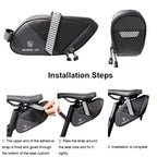 WHEEL UP C16 Outdoor Cycling Waterproof Cushion Bag Bicycle Tail Bag, Size:, S, L