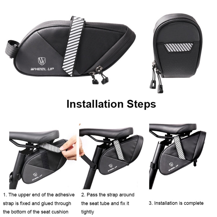 WHEEL UP C16 Outdoor Cycling Waterproof Cushion Bag Bicycle Tail Bag, Size:, S, L