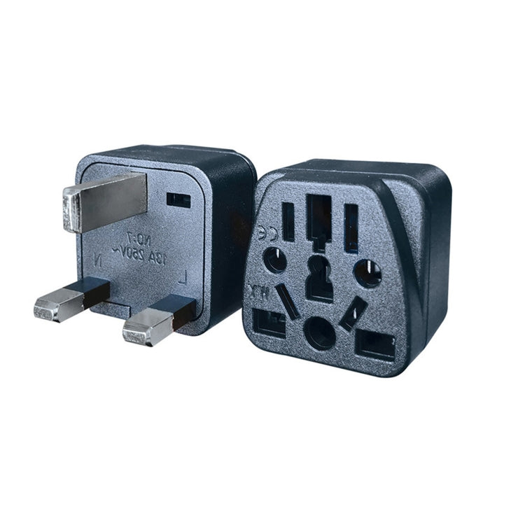 2 PCS WY-7 10A 250V UK Plug Converter, WY-7 Black, WY-7 White