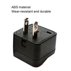 10 PCS WY-6 10A 250V Porous US Conversion Plug, WY-6 Black