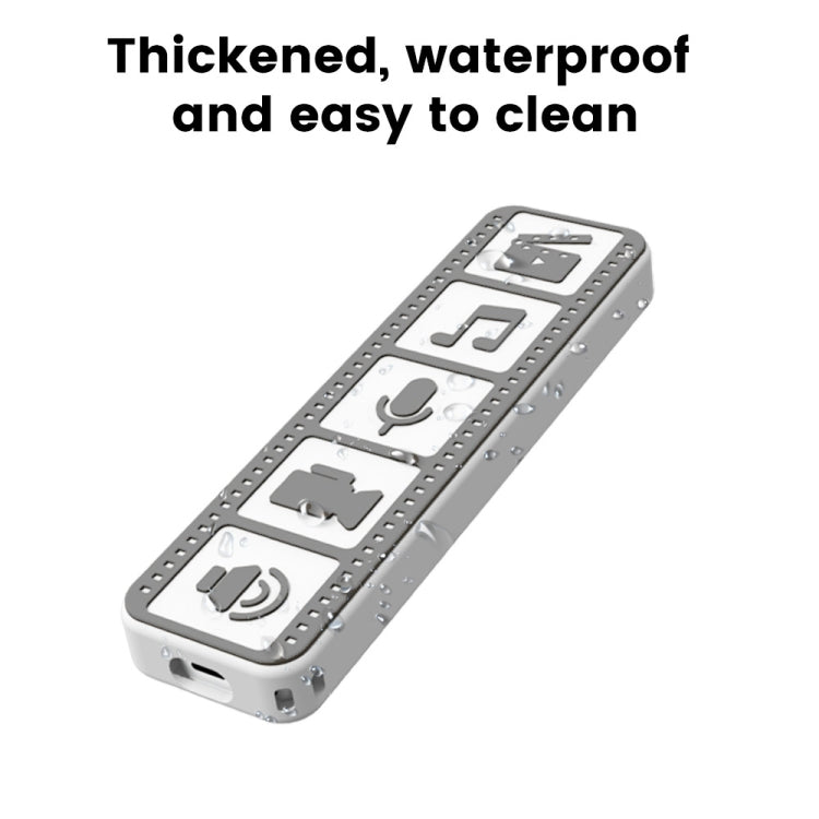 Silicone Remote Controller Waterproof Anti-Slip Protective Cover For Apple TV 4K 2021, (Gray White), (Luminous Color), (Brown), (Black)