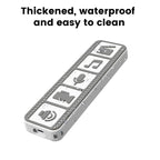 Silicone Remote Controller Waterproof Anti-Slip Protective Cover For Apple TV 4K 2021, (Gray White), (Luminous Color), (Brown), (Black)
