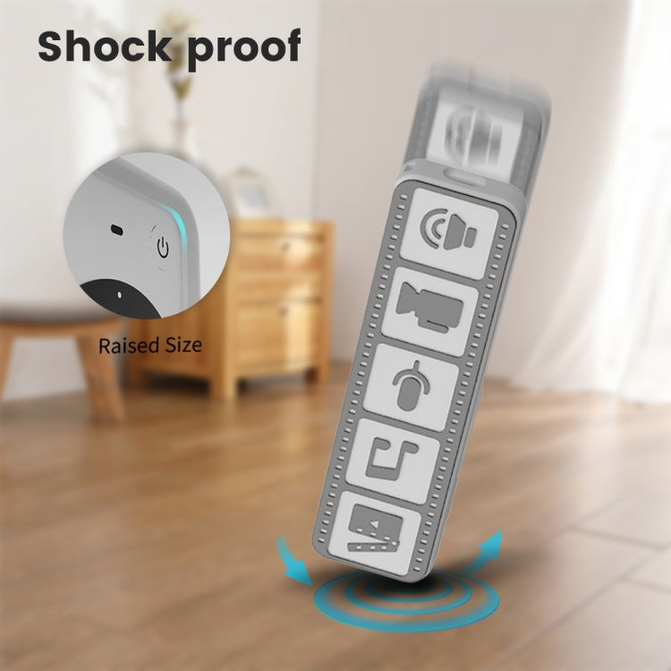 Silicone Remote Controller Waterproof Anti-Slip Protective Cover For Apple TV 4K 2021, (Gray White), (Luminous Color), (Brown), (Black)
