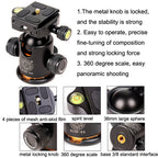 QingZhuangShiDai Q03 Digital Photography Tripod Spherical Panorama Head, Q03