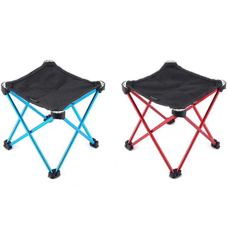 CLS C3 Outdoor Folding Stool Climbing Camping Portable Small Bench, 24.5 x 25cm Red, 24.5 x 25cm Blue