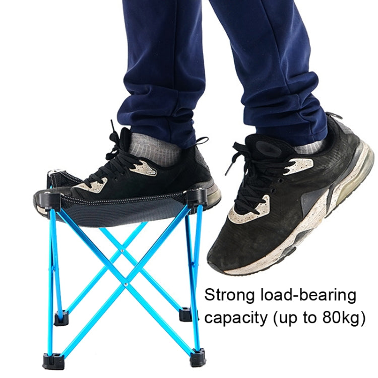 CLS C3 Outdoor Folding Stool Climbing Camping Portable Small Bench, 24.5 x 25cm Red, 24.5 x 25cm Blue