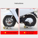 Electric Vehicle Tricycle Booster Broken Tire Emergency Self-rescue Trailer, Self-rescue Trailer