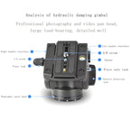 QingZhuangShiDai Q90 SLR Camera Tripod Shooting Bird Telephoto Damping Handle Gimbal, Q90