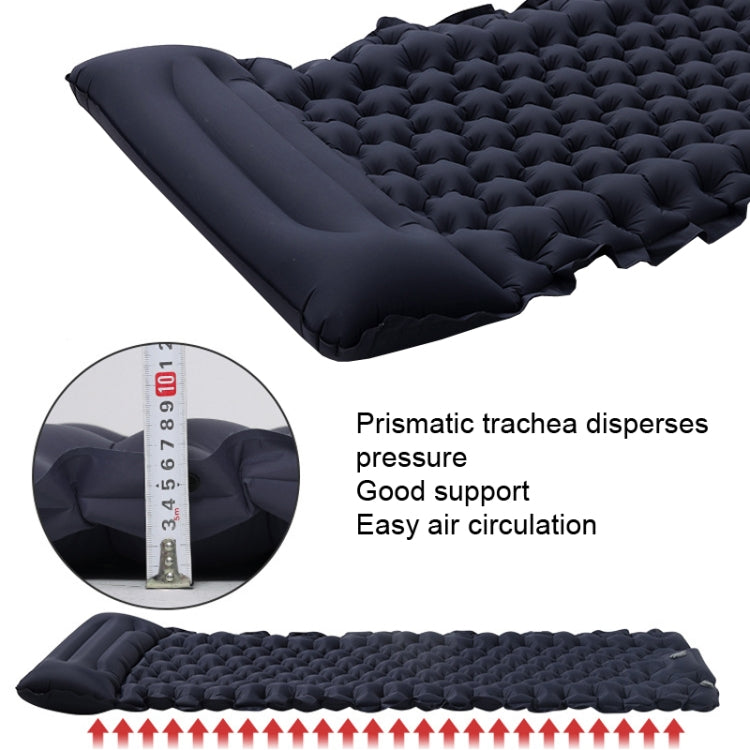 TPU Inflatable Sleeping Pad Camps Outdoor Waterproof Single Travel Cushion, Navy), Army Green