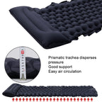 TPU Inflatable Sleeping Pad Camps Outdoor Waterproof Single Travel Cushion, Navy), Army Green