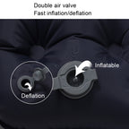 TPU Inflatable Sleeping Pad Camps Outdoor Waterproof Single Travel Cushion, Navy), Army Green
