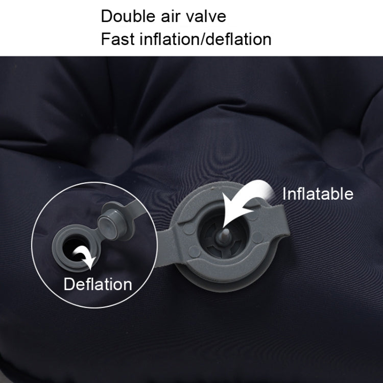 TPU Inflatable Sleeping Pad Camps Outdoor Waterproof Single Travel Cushion, Navy), Army Green