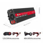 Gurxun 8000W High Power Household Car Sine Wave Inverter, 8000W 12V To 220V, 8000W 24V To 220V, 8000W 48V To 220V, 8000W 60V To 220V