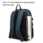 TONO LED Light SLR Digital Camera Backpack With USB Port, Blue, Black, Grey