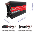 Gurxun 12000W High Power Household Car Sine Wave Inverter, 12000W 48V To 220V, 12000W 12V To 220V, 12000W 24V To 220V, 12000W 60V To 220V, 12000W 12V To 110V