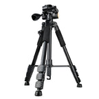 QingZhuangShiDai Q111 Aluminum Alloy Mobile Phone Camera Photography Tripod, Q111(Black)