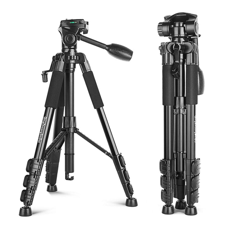 QingZhuangShiDai Q111 Aluminum Alloy Mobile Phone Camera Photography Tripod, Q111(Black)
