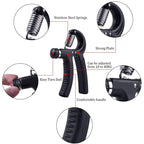10-40kg Adjustable R-shaped Grip Finger Hand Training Gym, 10-40kg Black, 10-40kg Black Yellow, 10-40kg Black Gray, 10-40kg Black Green, 10-40kg Black Rose Red, 10-40kg Black Orange