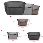 Portable Waterproof Photography SLR Camera Messenger Bag, 3L Dark Gray, 3L Light Gray, 3L Coffee Brown, 6L Dark Gray, 6L Light Gray, 6L Coffee Brown, 10L Dark Gray, 10L Light Gray, 10L Coffee Brown