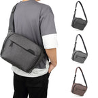Portable Waterproof Photography SLR Camera Messenger Bag, 3L Dark Gray, 3L Light Gray, 3L Coffee Brown, 6L Dark Gray, 6L Light Gray, 6L Coffee Brown, 10L Dark Gray, 10L Light Gray, 10L Coffee Brown