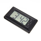 C33 Mini Home Car Electronic Clock With Hook And Loop Fastener, C33