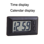 C33 Mini Home Car Electronic Clock With Hook And Loop Fastener, C33