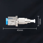 FC to SC Fiber Converter Jumper SM Adapter Red Light Pen Single Mode Adapter, FC to SC