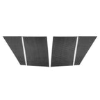 For Chevrolet Corvette C8 4pcs /Set Roof Camera Both Sides Stickers
