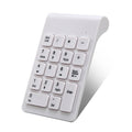 Mini 2.4G Wireless Numeric Keypad, Wireless White