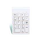 Mini 2.4G Wireless Numeric Keypad, Wireless White