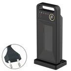 LCD Digital Display Rotary Remote Control Electric Heater PTC Ceramic Heating Heater, Spec:, EU Plug (Black), UK Plug (Black)