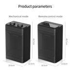Office Household Mute Desktop Shaking Head Electric Heaters, Spec:, Knob (EU Plug), Screen (EU Plug), Knob (UK Plug), Screen (UK Plug)
