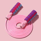 H8010 Weight Bearing Rope Skipping Fitness Equipment, PVC Rope Pink, PVC Rope Green
