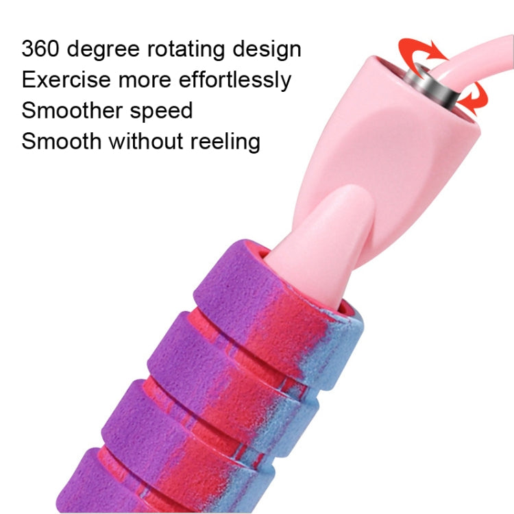H8010 Weight Bearing Rope Skipping Fitness Equipment, PVC Rope Pink, PVC Rope Green