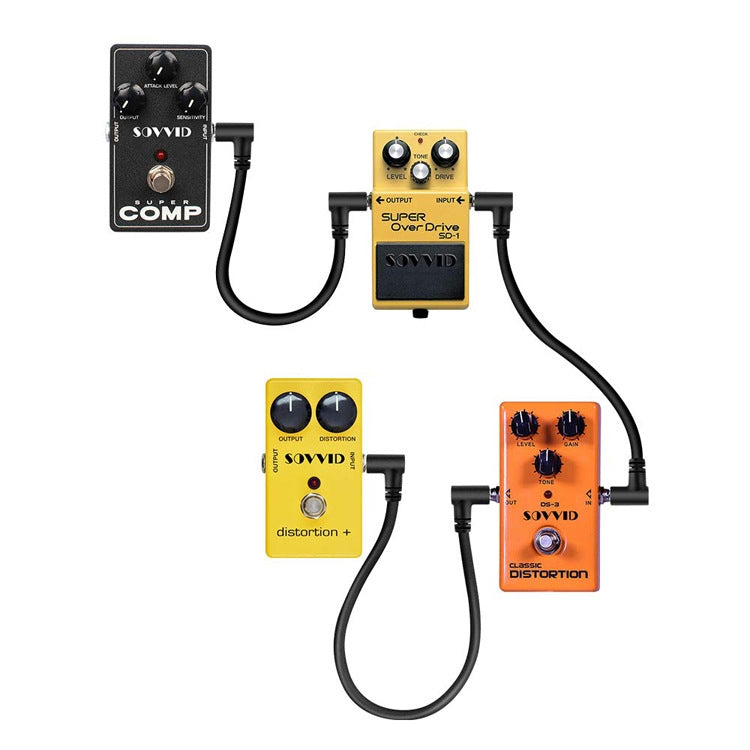 Single Block Audio Instrument Electric Guitar Effect Line, Cable Length:, 15cm, 30cm