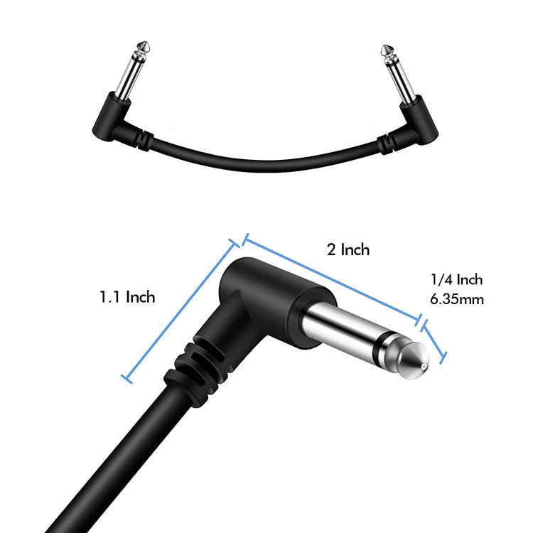 Single Block Audio Instrument Electric Guitar Effect Line, Cable Length:, 15cm, 30cm