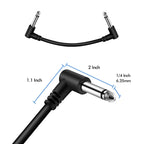 Single Block Audio Instrument Electric Guitar Effect Line, Cable Length:, 15cm, 30cm