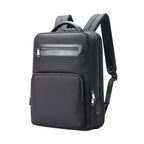 Bopai 61-121518 Multi-compartment Waterproof Expandable Backpack with USB Charging Hole, Black, Dark Gray