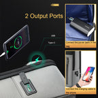 Bopai 61-68118 Multifunctional Wear-resistant Anti-theft Laptop Backpack with USB Charging Hole