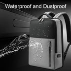 Bopai 61-68118 Multifunctional Wear-resistant Anti-theft Laptop Backpack with USB Charging Hole